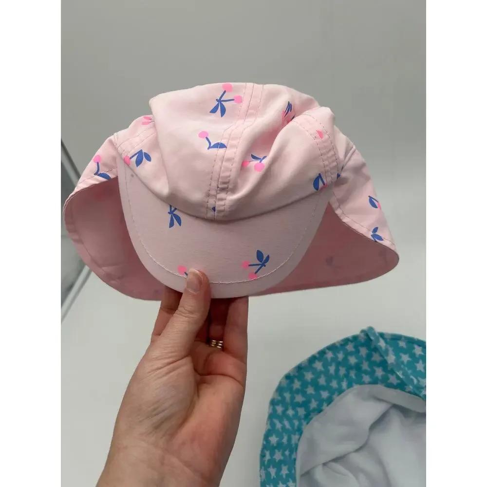 Green Sprouts Toddler Sun Hat Lot 9-18 Months UV Beach Swim Bucket Hat Baseball